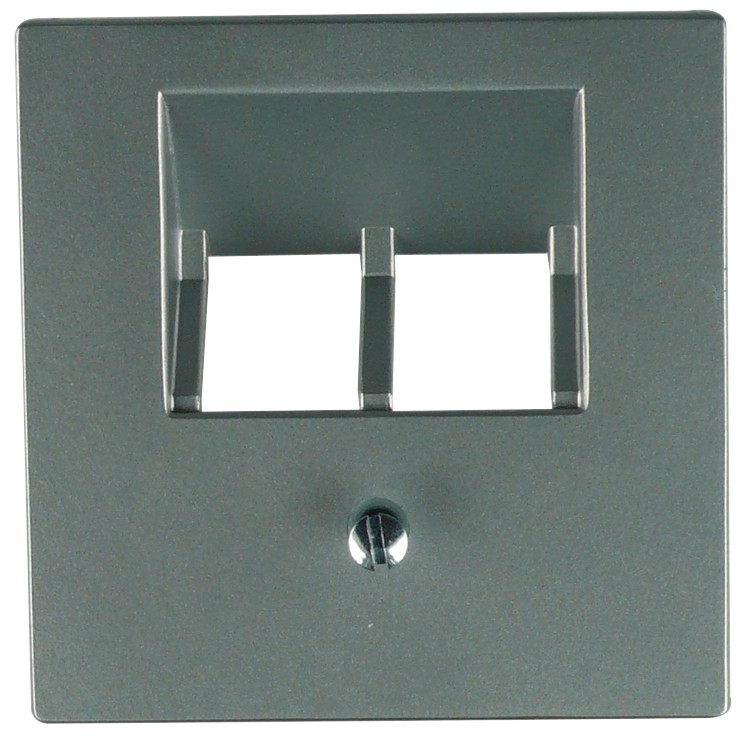 RJ45-Steckdose, Wandplatte, Telekommunikation, Metall-Bauteil, Integrierter Anschlusspunkt
