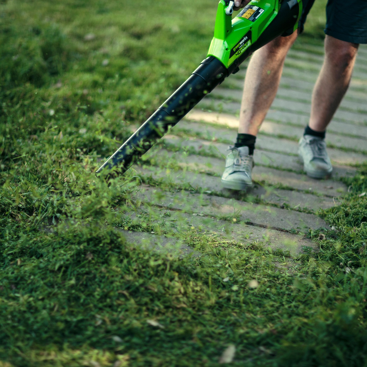 Greenworks Akku Laubbläser G40AB 40 V Solo ohne Akku und Ladegerät