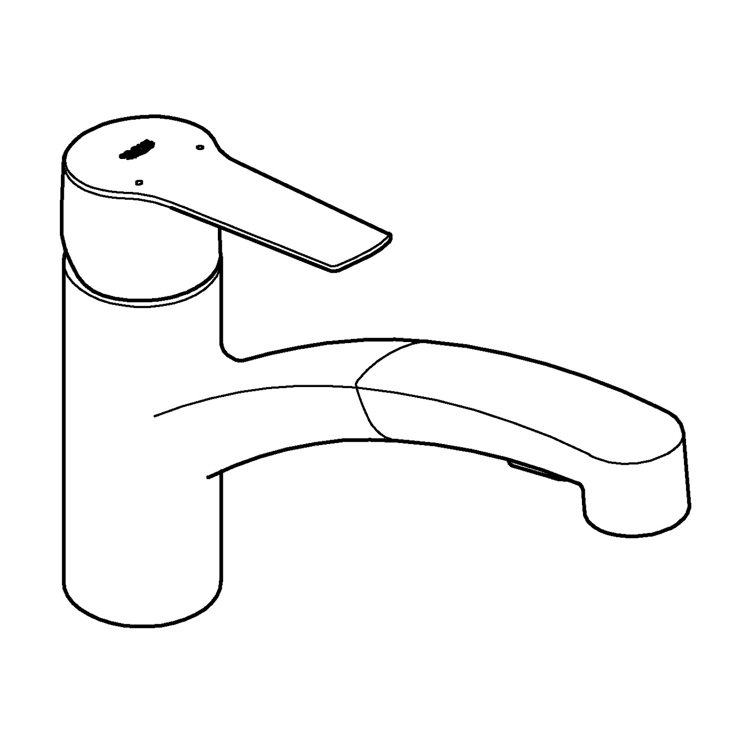 Grohe QuickFix Spültischarmatur Start Chrom mit ausziehbarer Dualbrause