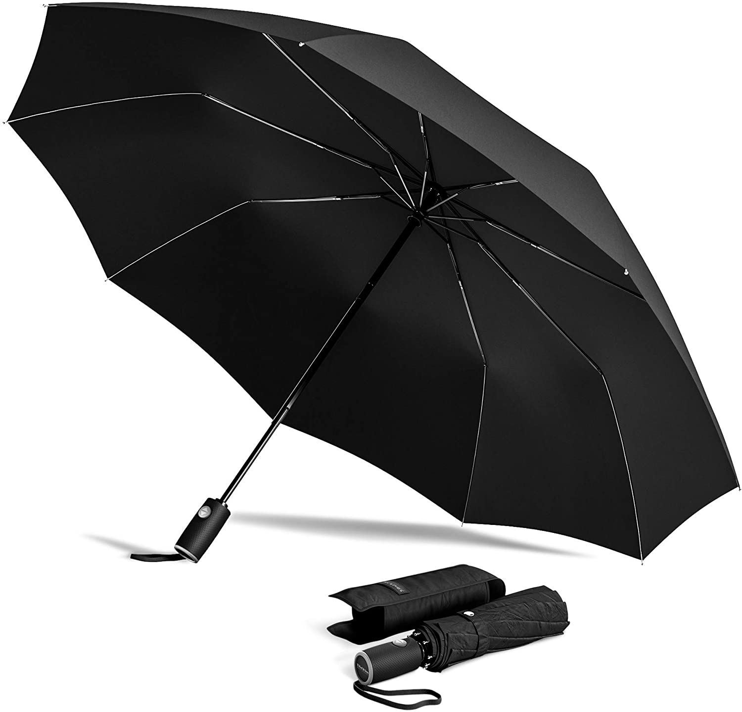 Wilford & Sons Regenschirm Taschenschirm Sturmfest