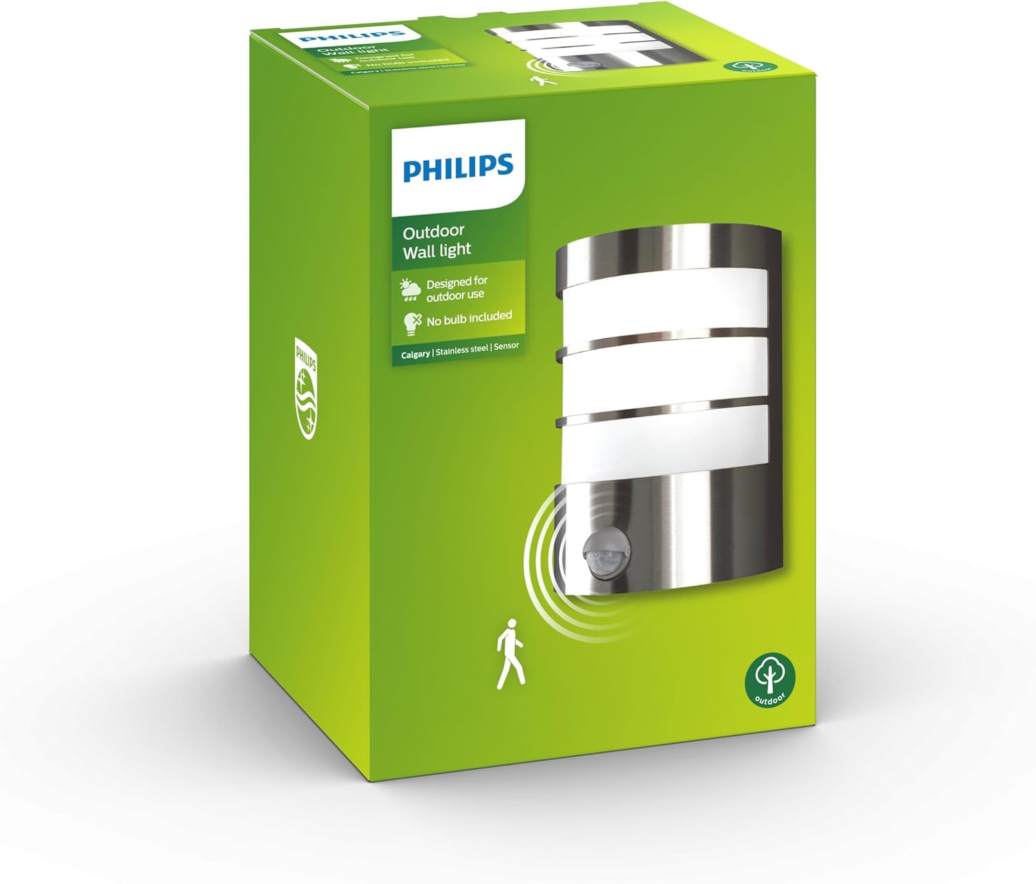 Philips myGarden LED Calgary Wandleuchte mit Bewegungsmelder