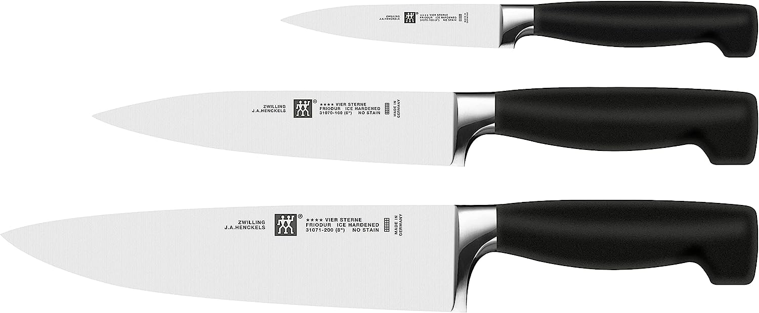 ZWILLING Vier Sterne Messerset 3-teilig Kochmesser