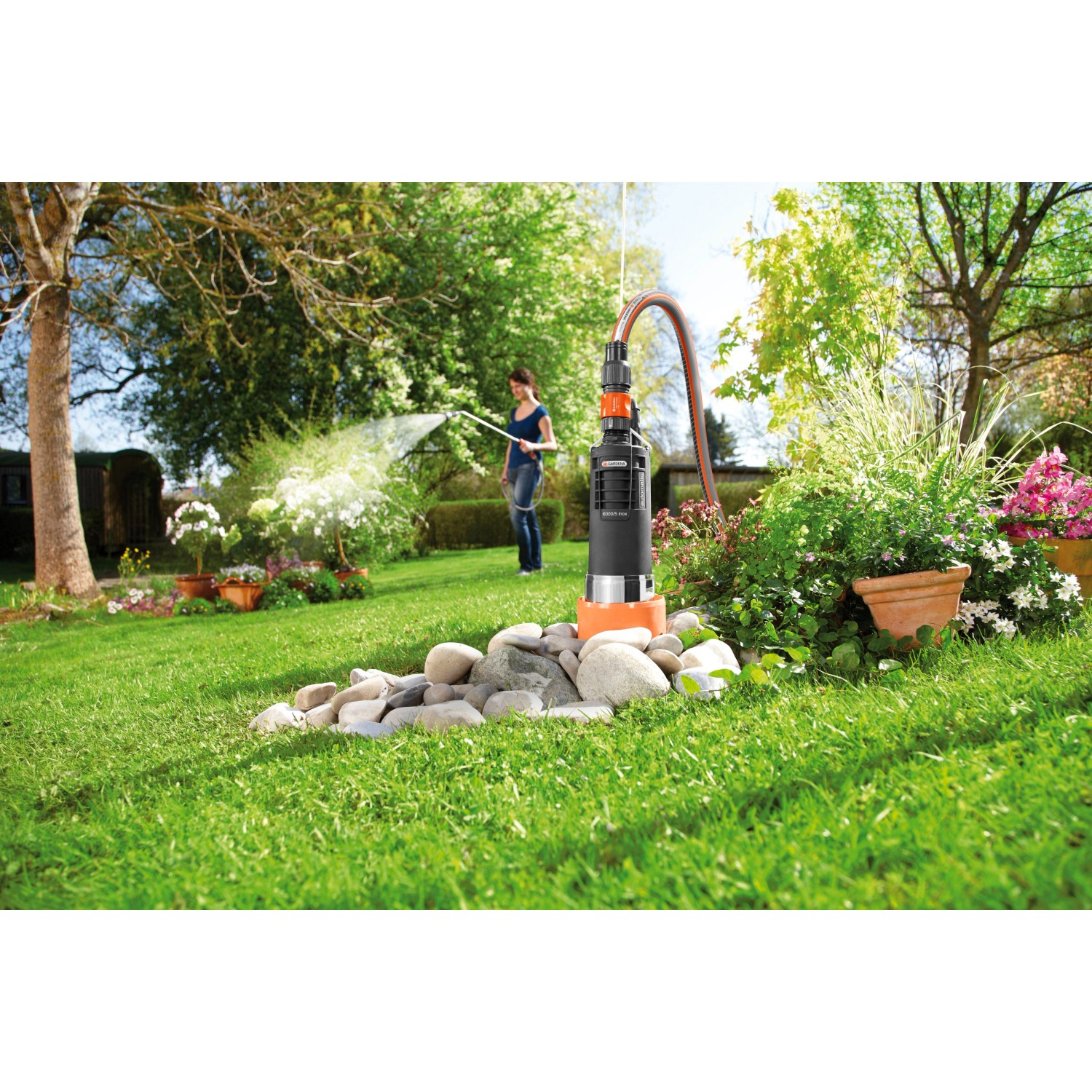 Gardena Tiefbrunnenpumpe 6000/5 inox automatic