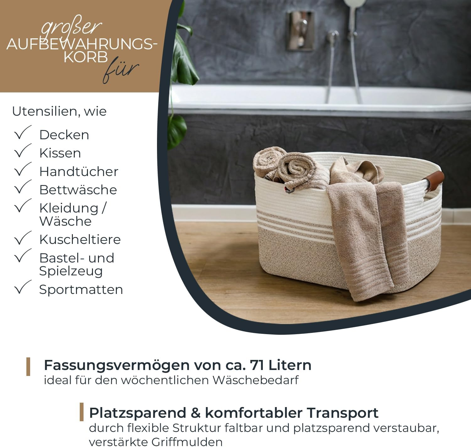 Wäschekorb, Korb, Badezimmer, Baumwolle, Kissen