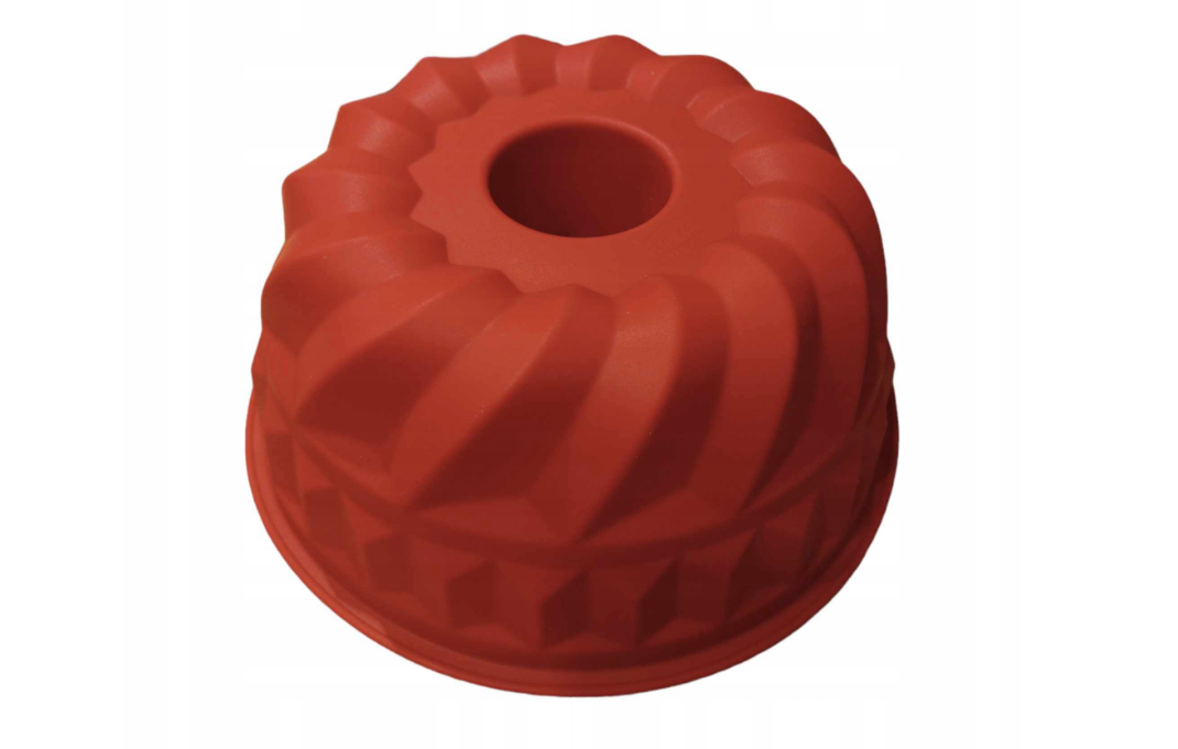 Silikonkuchen-Backform 23 cm Rot - Flexibles Kuchenzubehör