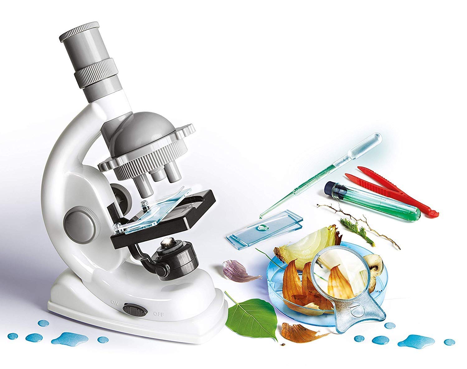 Clementoni 69804 2 Galileo Lab – Natur unter dem Mikroskop, Mikroskop für Kinder, Biologie-Labor für Schulkinder, ideal als Geschenk, Spielzeug für Kinder ab 8 Jahren von Clementoni 69804