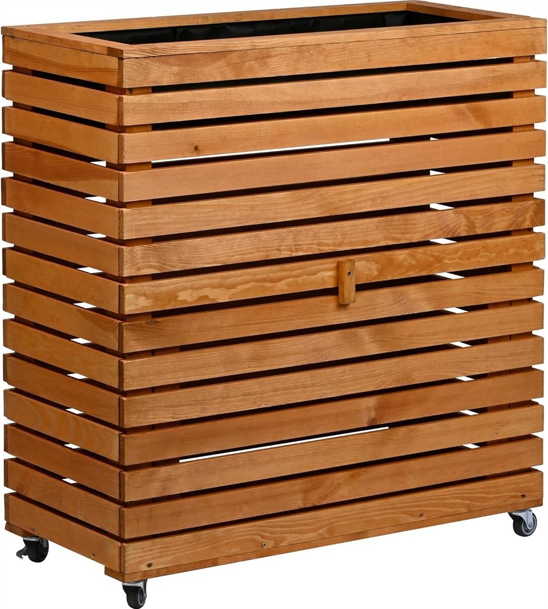 Holzkiste, Gartendienstrage, Holzregal, Holzbox, Räderwagen