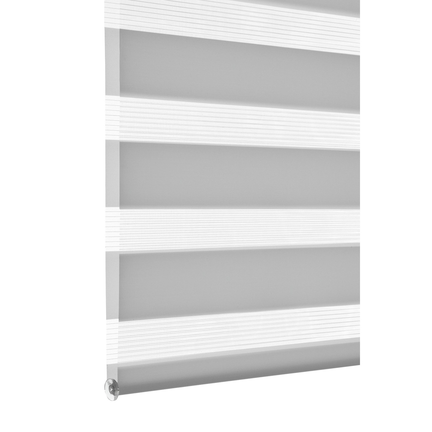 Gardinia Easyfix Doppelrollo mit Montageschiene 45 cm x 150 cm Grau