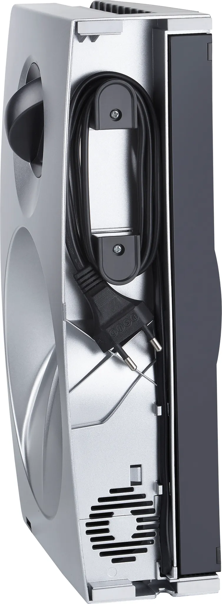 Unold 78866 ALLESSCHNEIDER Curve Silver, 100 W, 230 V, zusammenklappbar Edelstahlmesser Silber/Schwarz Edelstahl