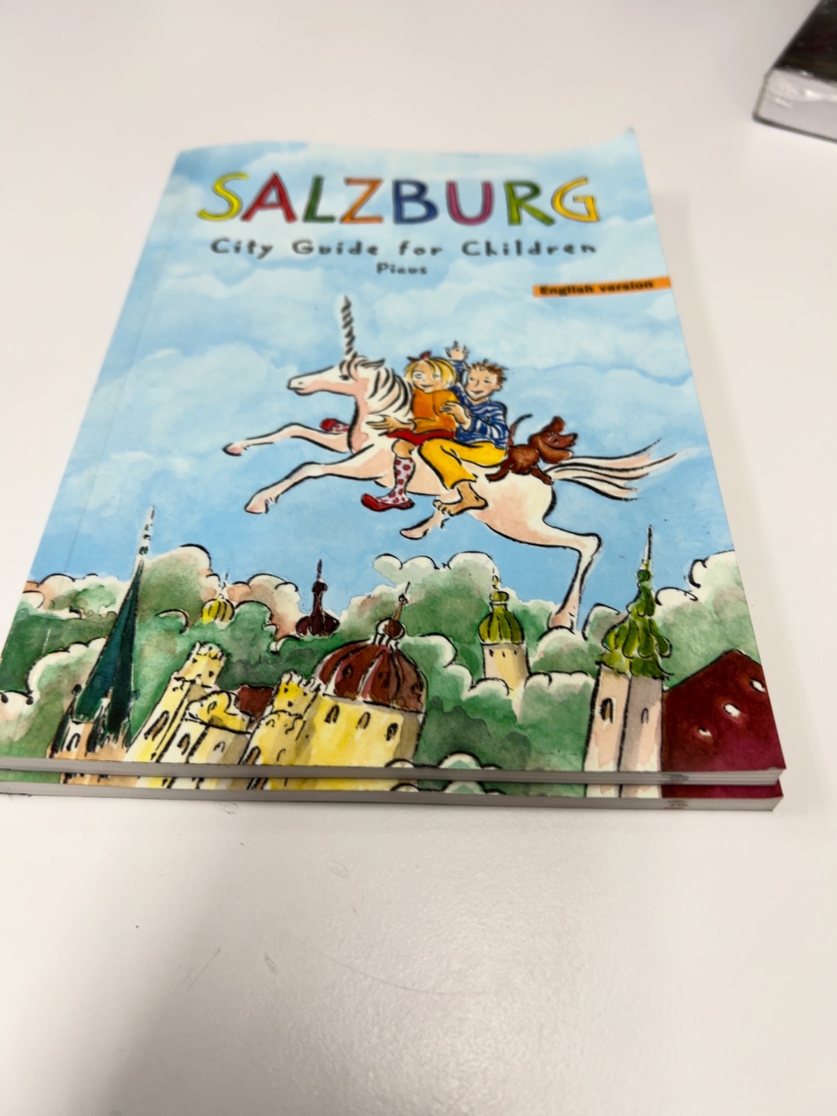 Kinderbuch, Reiseführer, Salzburg, Maedchen, Unicorn
