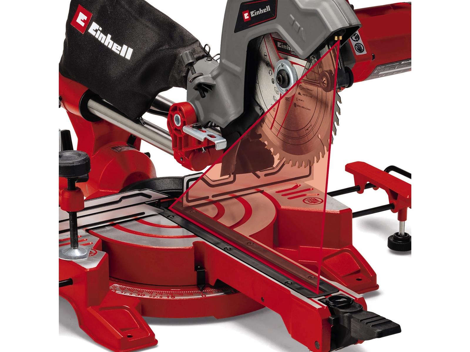 Einhell Zug Kapp Gehrungssäge TC SM 216