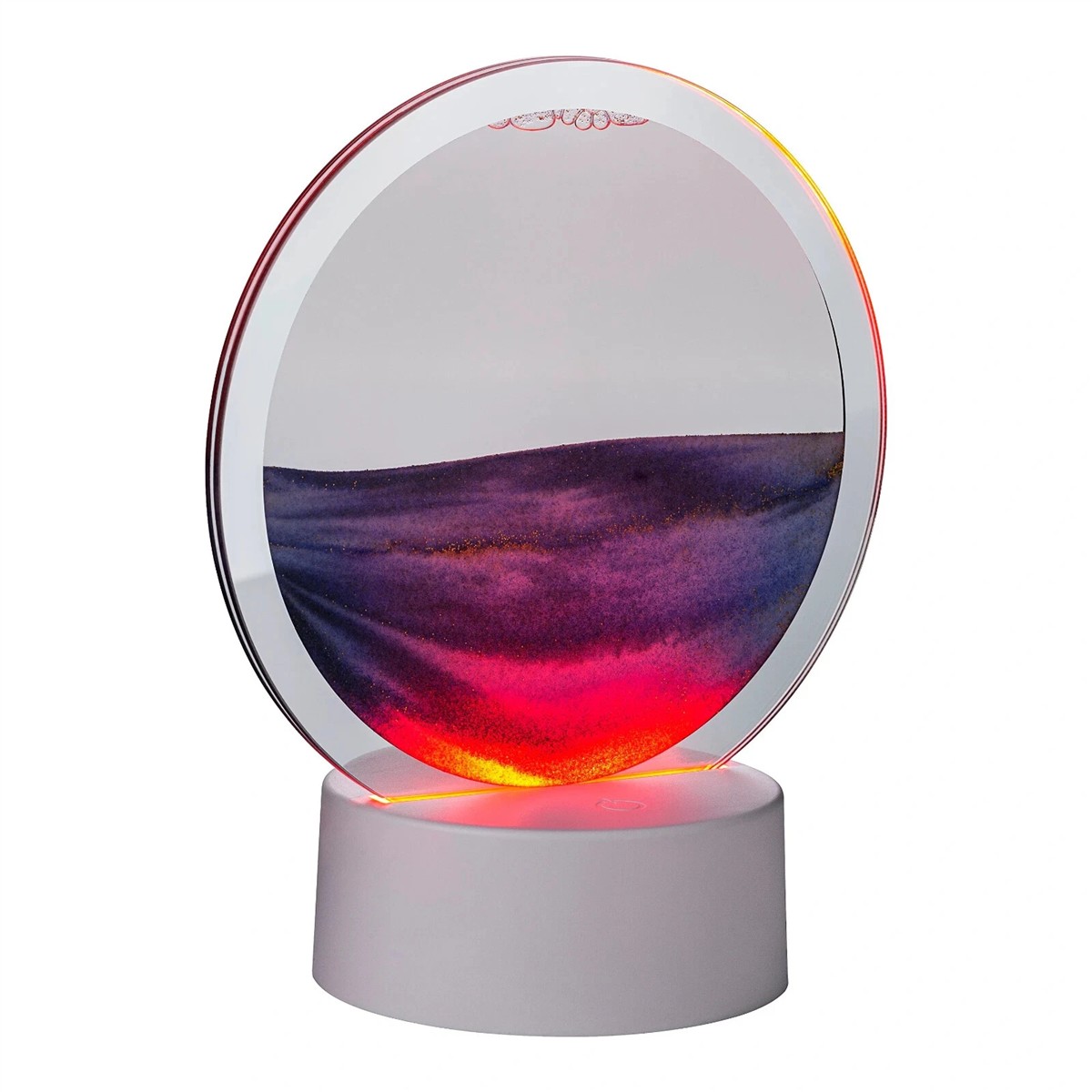 Sandspiel Lampe beleuchtet Weiß