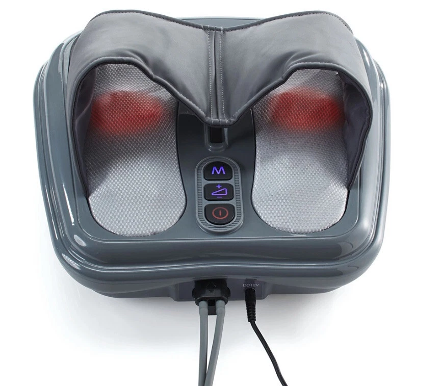 Massage, Foot massager, Shiatsu, Heat, Electrical plug