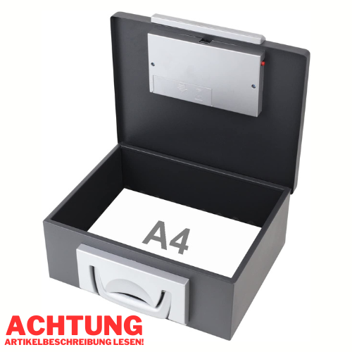 HMF Dokumentenbox mit Elektronikschloss DIN A4 1762