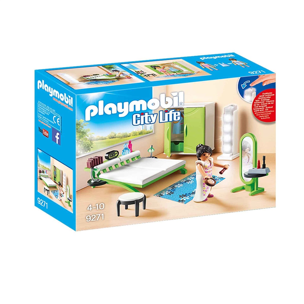 Playmobil, Stadtleben, Wohnzimmer, Kinderzimmer, Figuren