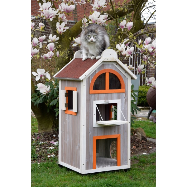 Dobar Katzenhaus aus Holz Fancy Cat