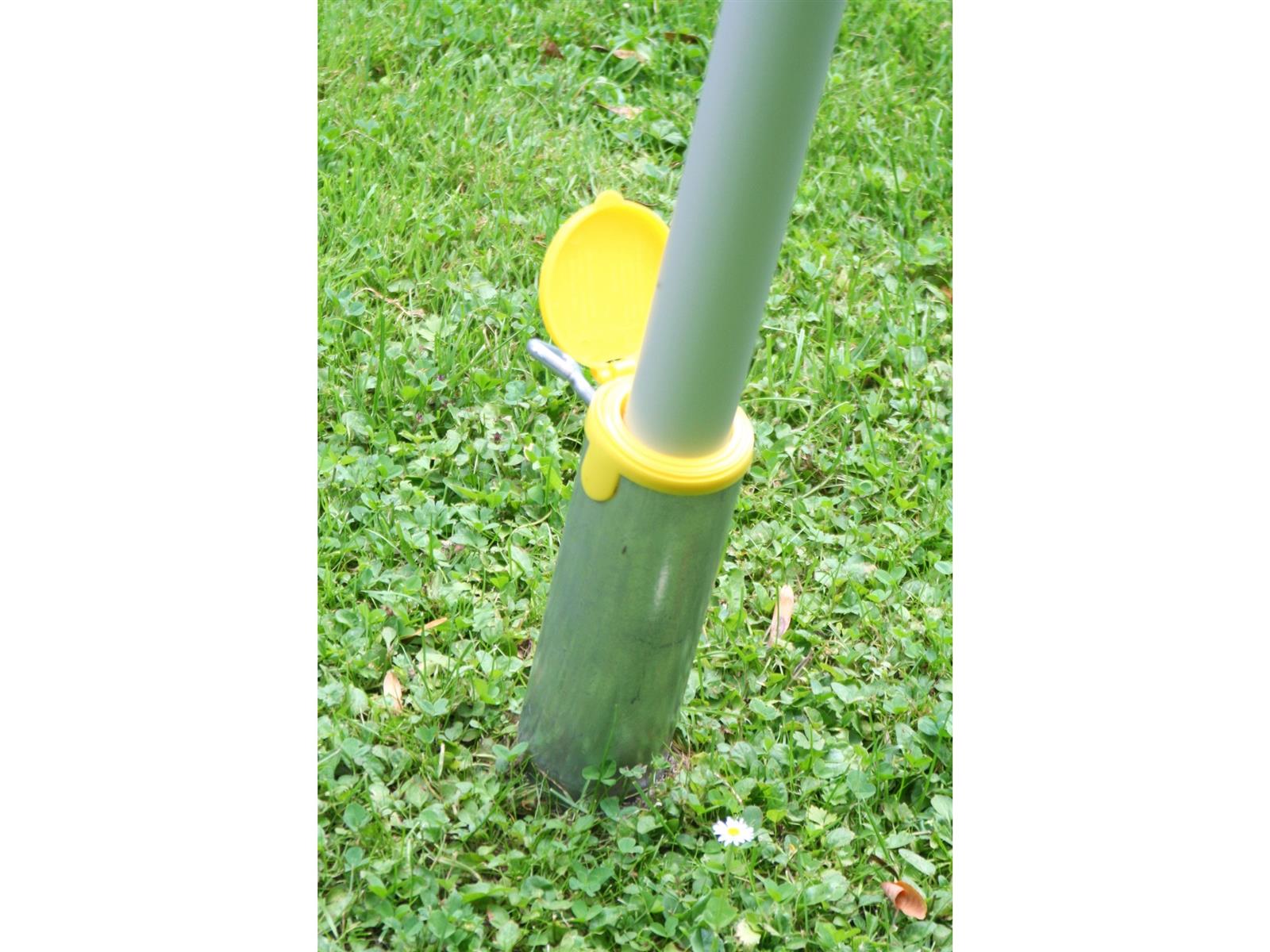 Floracord Aluminium Teleskopmast und Erdanker Set