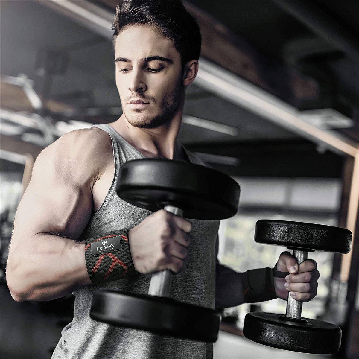 Hantel, Dumbbell, Fitness, Gewicht, Armbanduhr oder Band