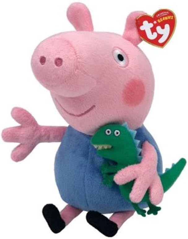TY 46130 Peppa Pig George - Beanie Kuscheltier Plüschtier