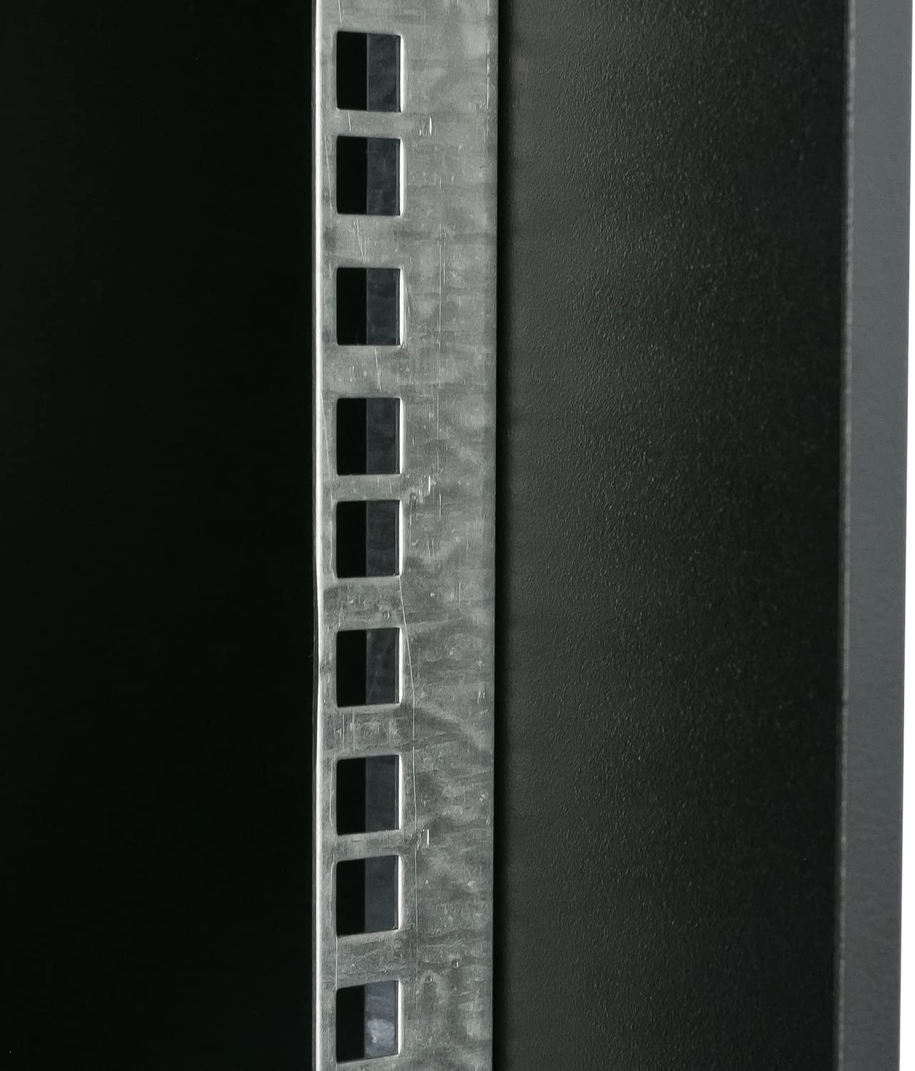 HMF Netzwerkschrank Serverschrank 19 Zoll 4 HE schwarz #WARE MIT MANGEL