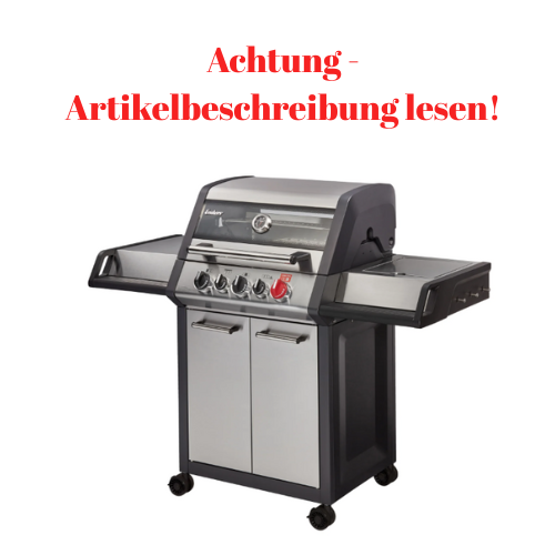 Enders Gasgrill Monroe Pro 3 SIK Turbo mit 3 Brennern und Seitenkocher #735