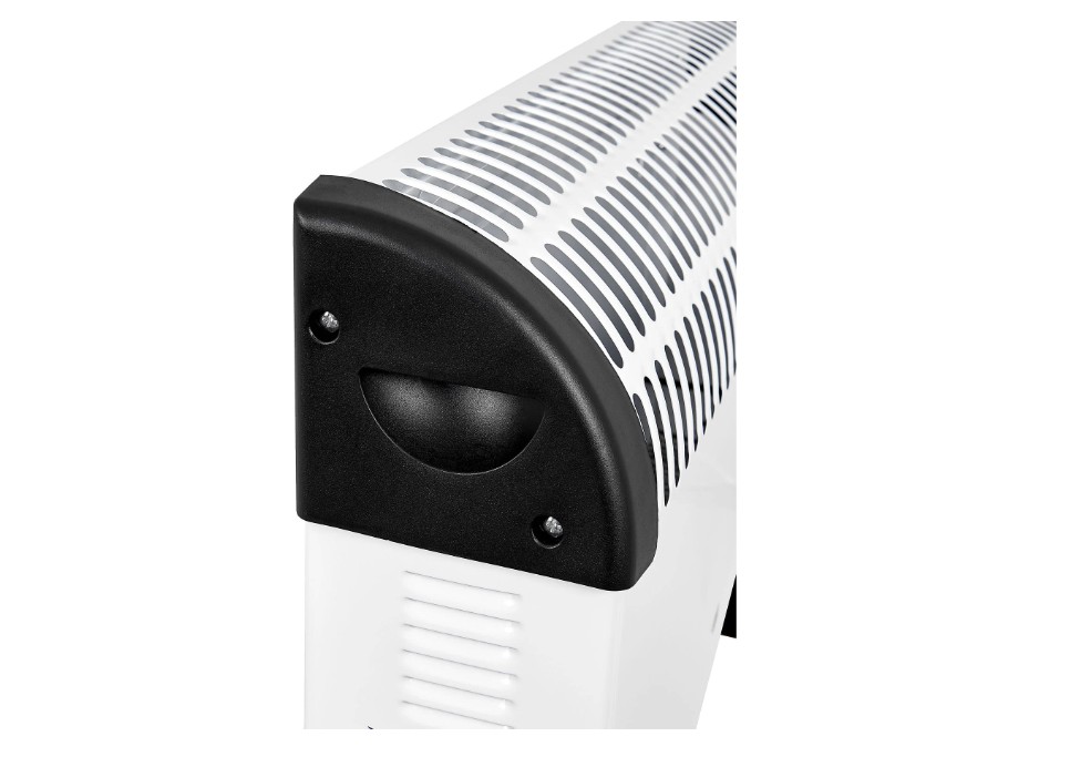 heizstrahler, elektrisch, heizlüfter, rohrheating, grau-schwarz