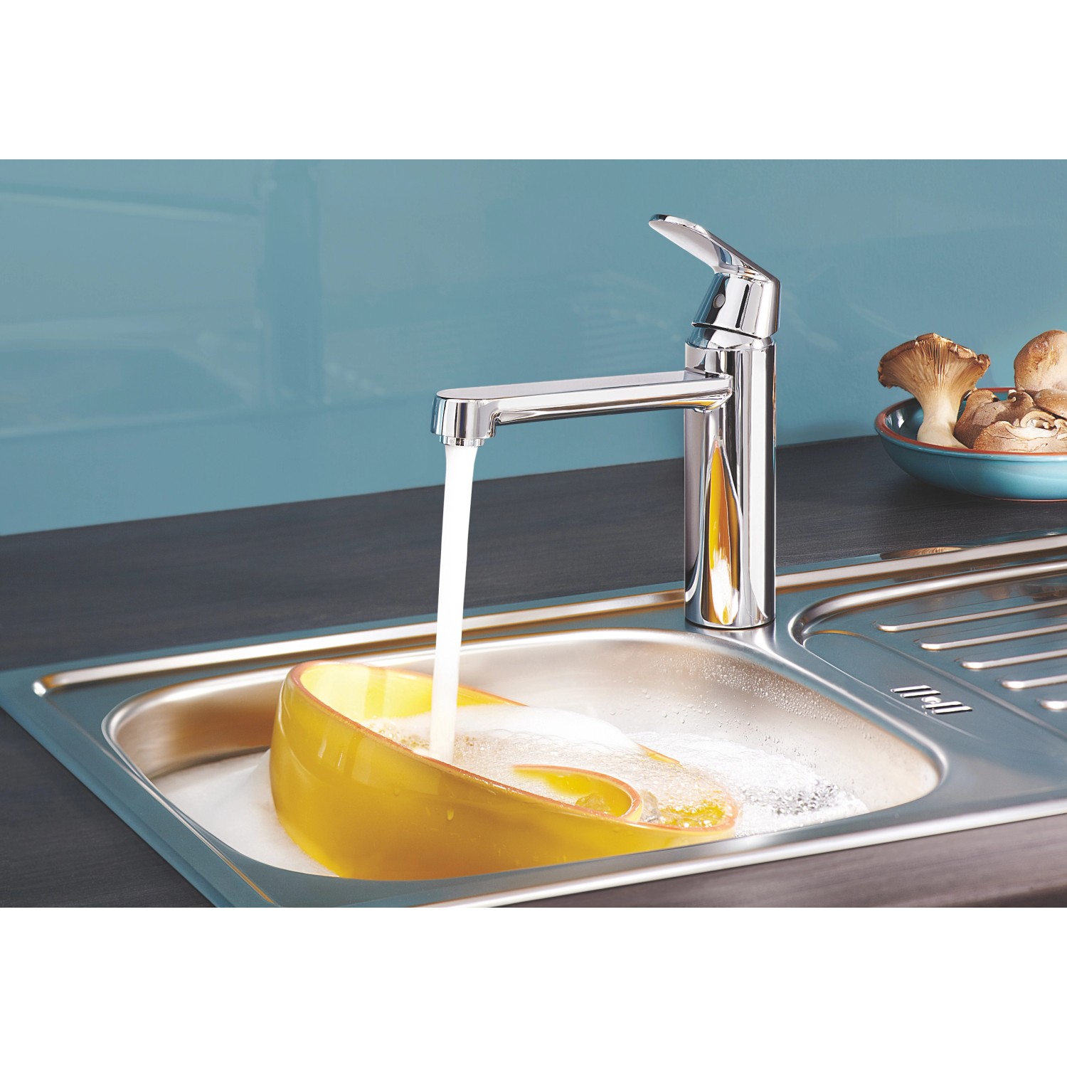 Grohe Einhand Küchenarmatur Eurosmart Cosmopolitan Auslauf mit Mousseur