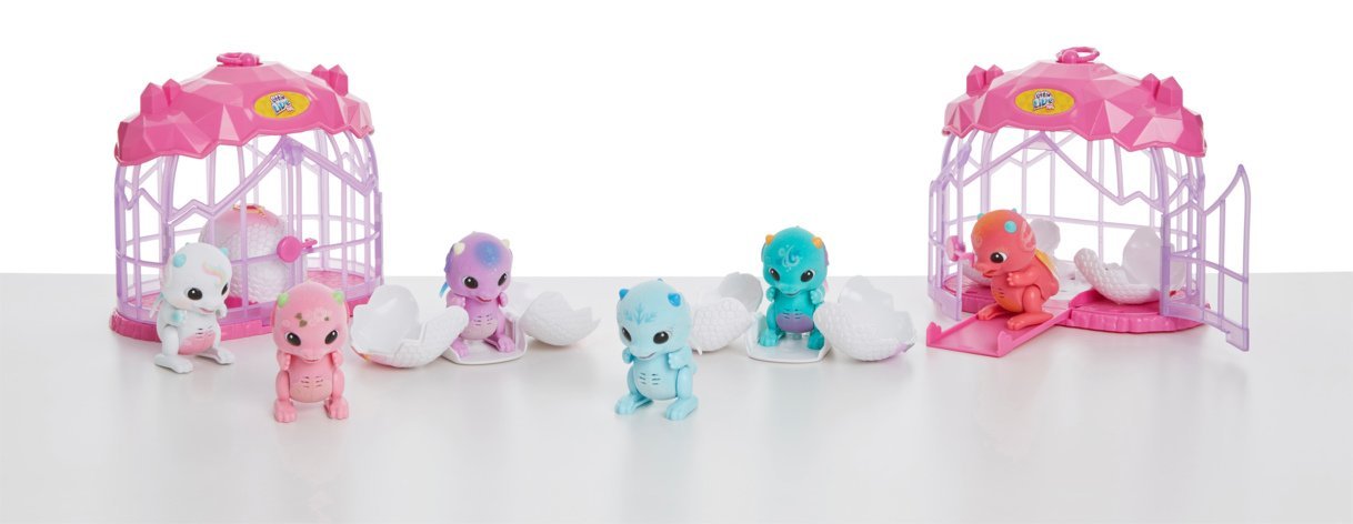 Little Live Pets Dragon Staffel 1 Einzelpackung - Grün Spielzeug für Mädchen ab 5 Jahren Roboterspielzeug für Kinder Tier