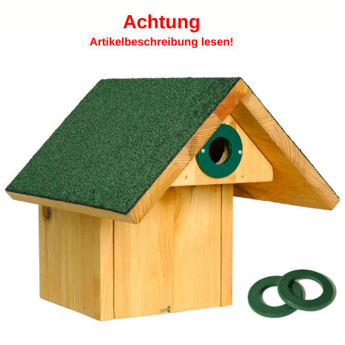 Dobar Nistkasten mit Räuberschutz Nisthöhle Höhlenbrüter #D307