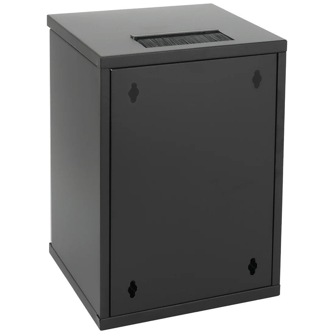 Schreibtischschublade, Schubladenunterschrank, Metallkorpus, schwarz, Kabelmanagement