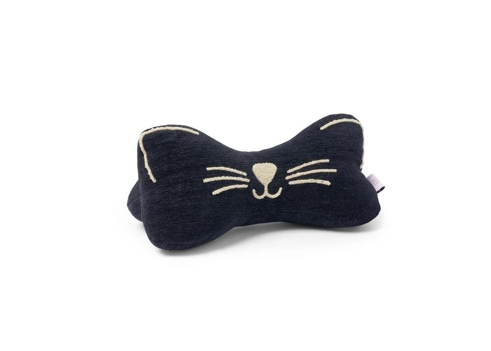 Leseknochen Miezekatze schwarz Lesekissen