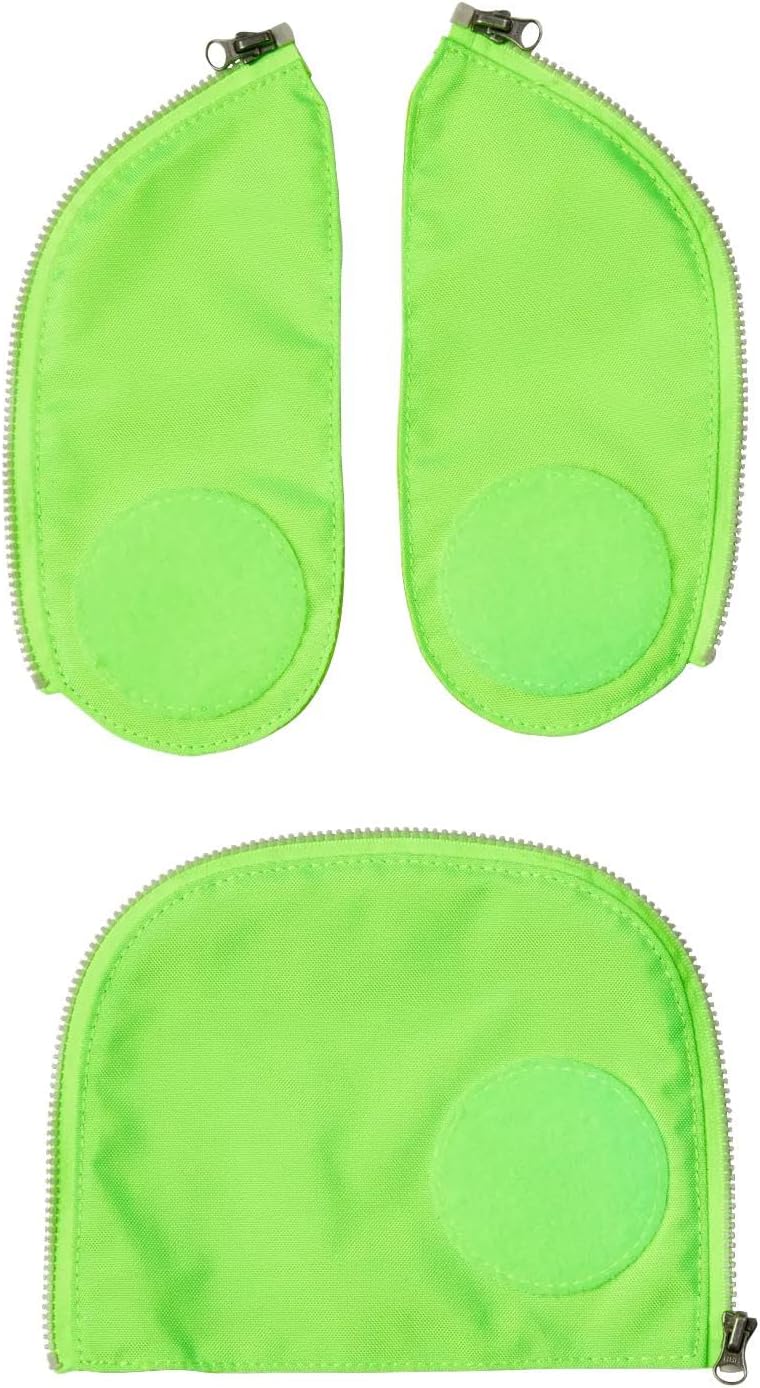 Ergobag ERG SIS 002 213 Zip Set Sicherheitsset Sichtbarkeits Set 3 teilig grün