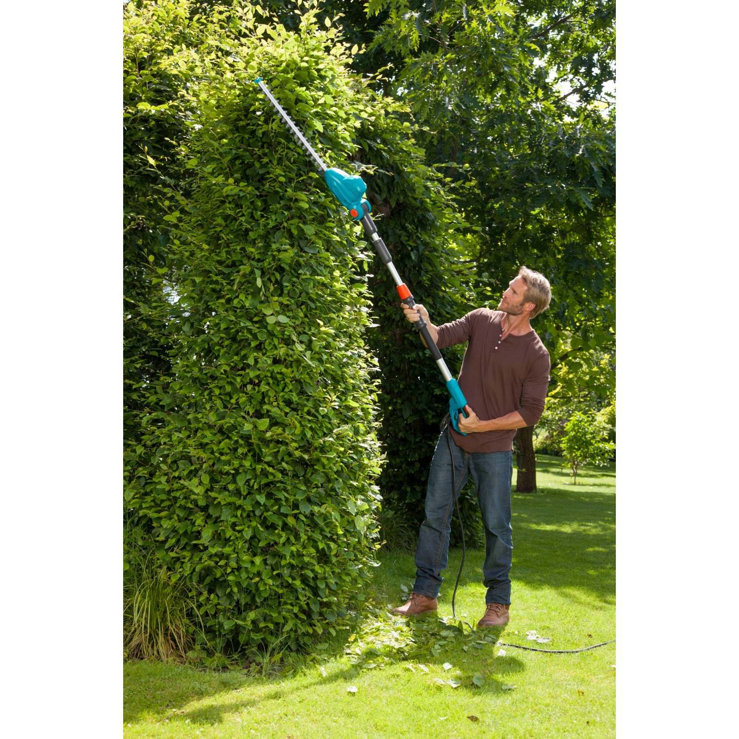 Gardena Elektro Teleskop Heckenschere THS 500/48