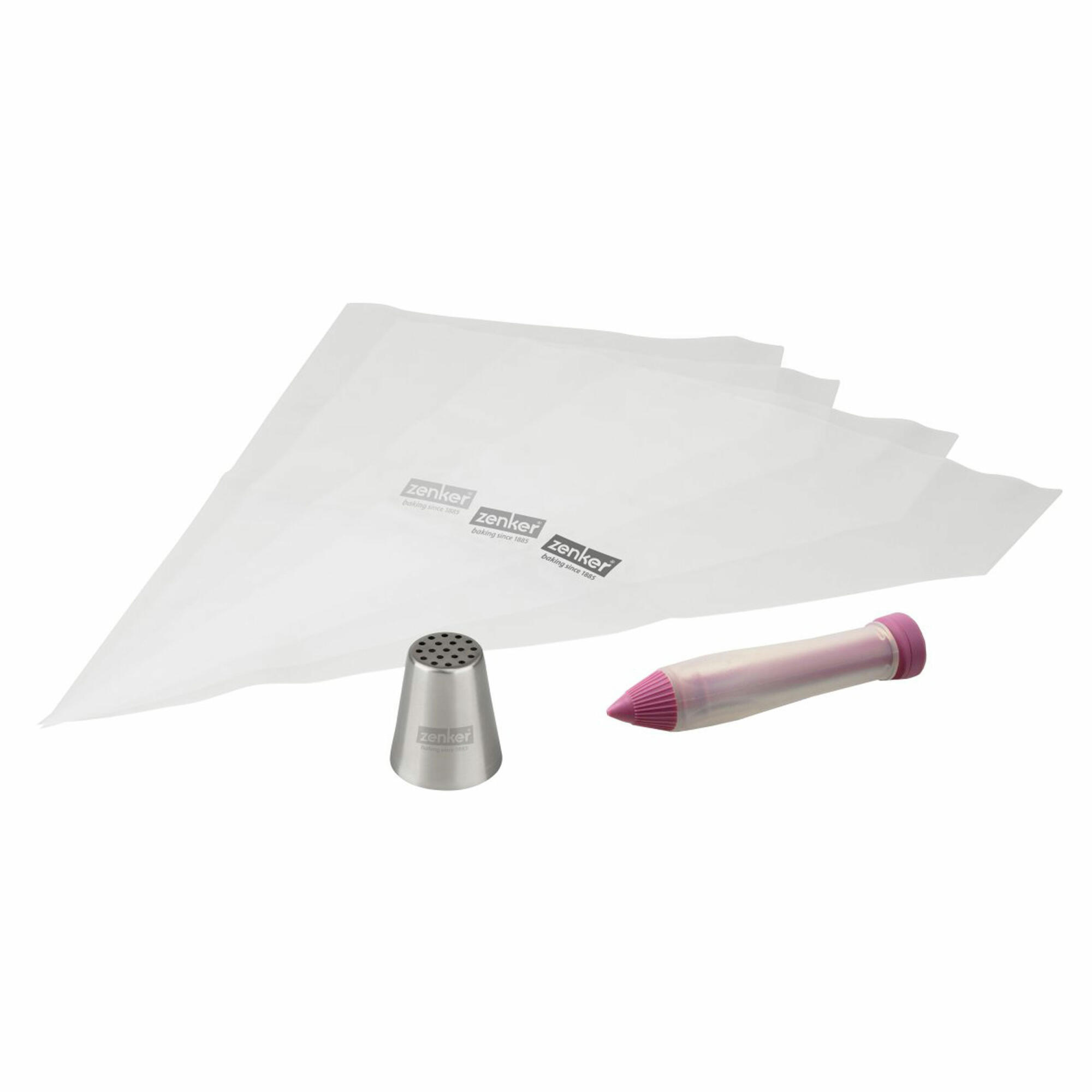 Backpapier, Ausstechform?, Spritzbeutel, Schnittwerkzeug?, Zuckerwerkzeug?