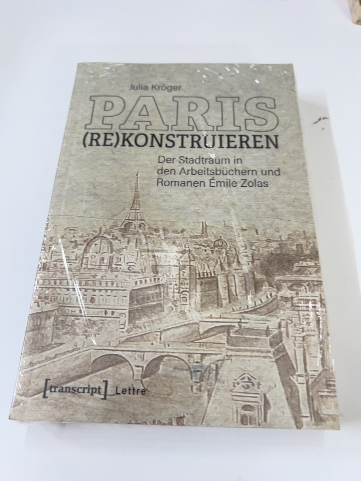 Paris, Buch, Re-Konstruktion, Stadtansicht, Roman