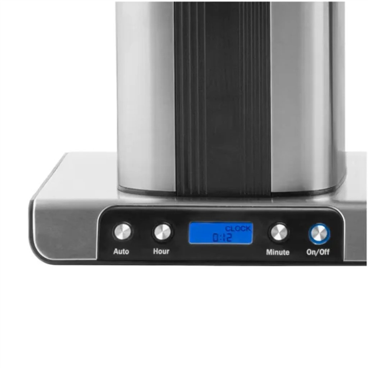 Kaffeemaschine, Display, Tasten, Stahl, Digitalanzeige
