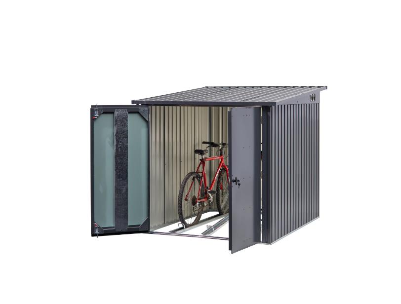 Floraworld Fahrradgarage 3 Fahrräder Anthrazit 163,5 cm x 204 cm