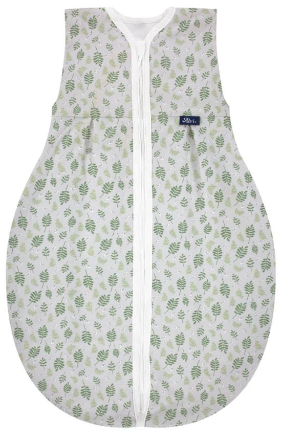 ALVI 471370359 Kugelschlafsack Molton Organic Cotton Drifting Leaves TOG 0,5 Gr. 80