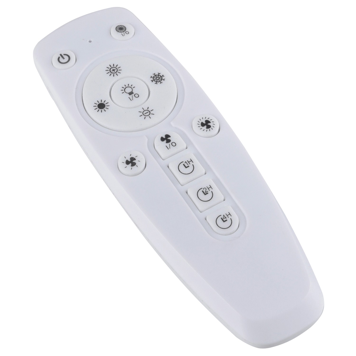 Trio LED Deckenleuchte mit Ventilator Stralsund Ø 50 cm Weiß