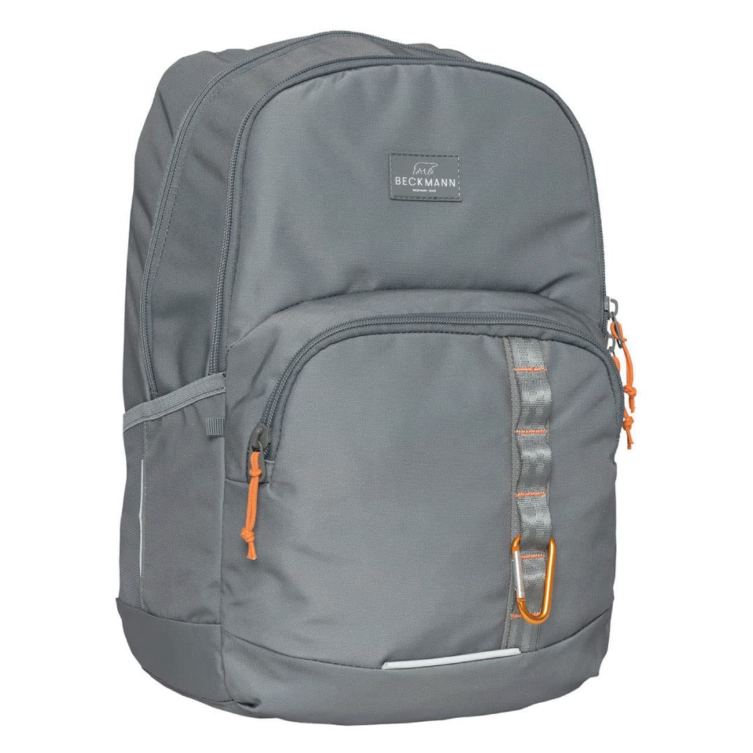 Beckmann 230165A Sport Junior Green Orange Schulrucksack, ergonomisch, mit Laptopfach