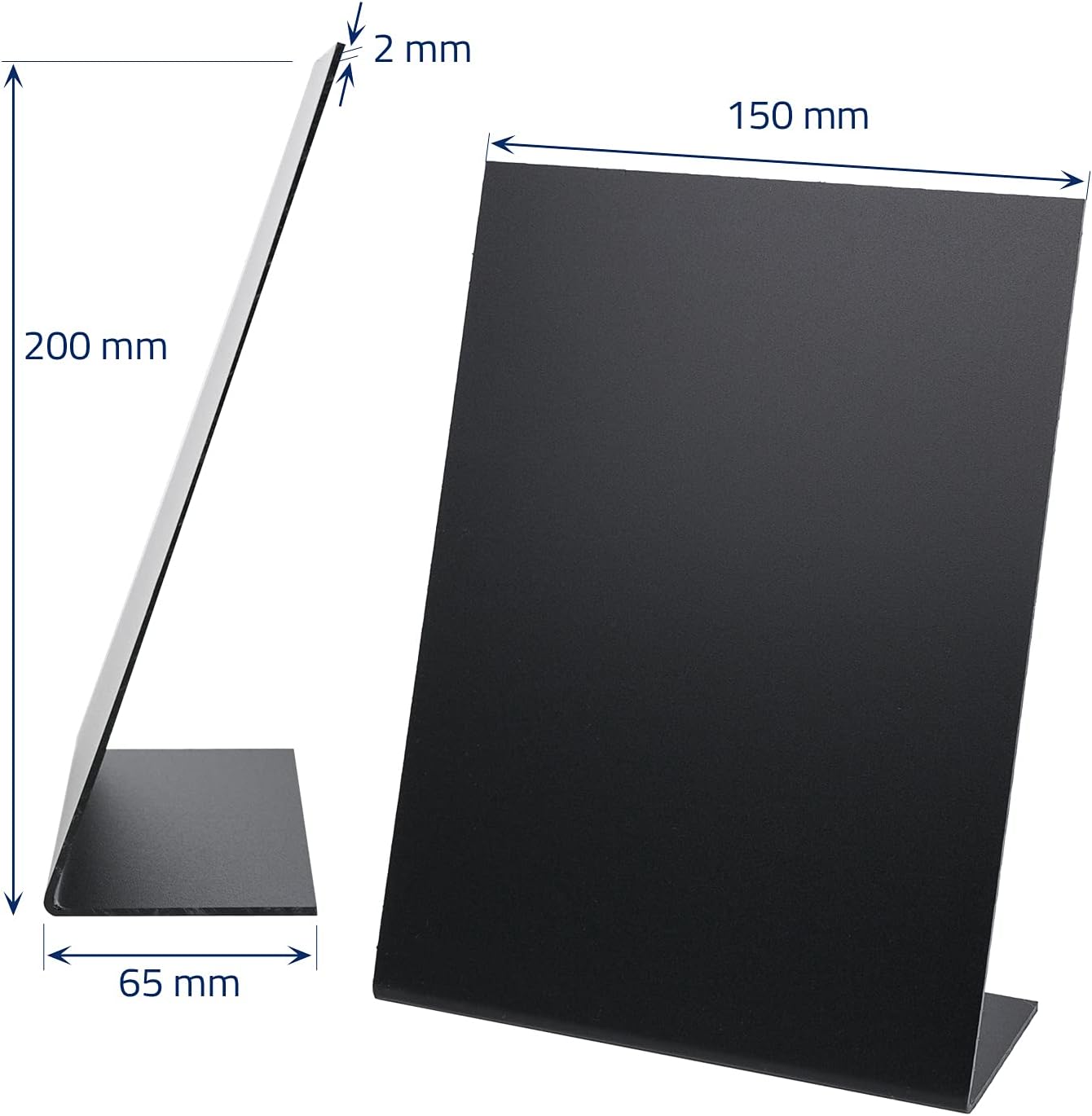 HMF 10x Tischaufsteller Kreidetafel L-Aufsteller DIN A5