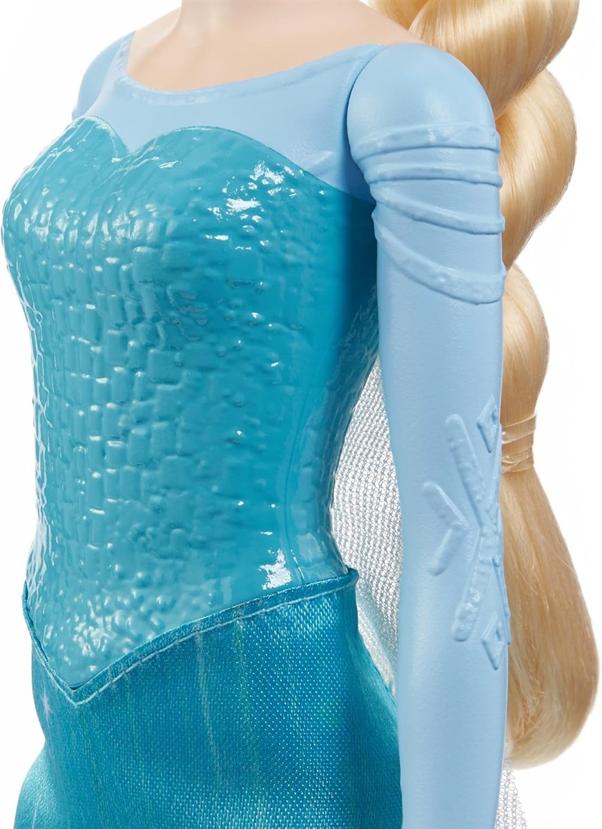 Kleid, Disney-Prinzessin, Körbchen-Top, Blau, glänzend