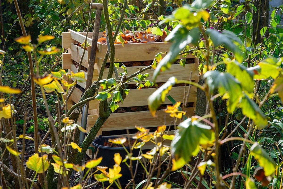 Holzkorb, Holzkiste, Sammelkorb, Gartenbox, Aussichtspunkt