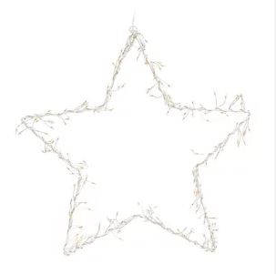 LUMIDA Xmas LED Hängedekoelement 200 LEDs Stern weiss