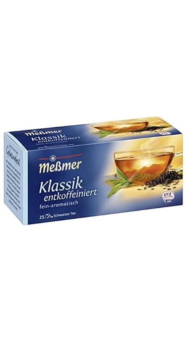 Meßmer Klassik entkoffeiniert fein-aromatisch 25 Teebeutel