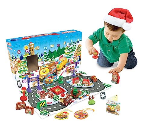 VTech 80-521304 Tut Tut Baby Flitzer Adventskalender mit Bus Adventszeit Weihnachten