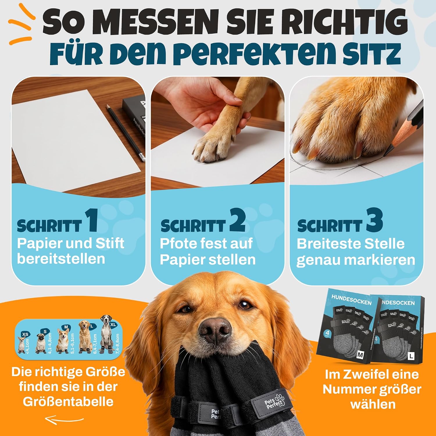 Hundetrenngarn, Papier, Stift, Pfote, Geschirr/Hundegeschirr