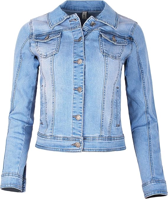 Fraternel Damen Jacke Jeansjacke Denim Jacket talliert Stretch Gr. 42/XL