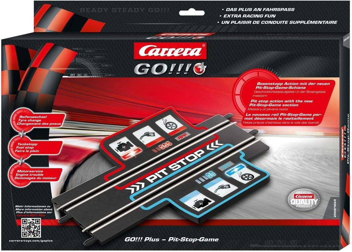 PIT STOP, Pausenbox, Rennspielzeug, Motorsport-Set, Taktikboard