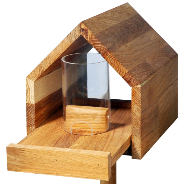Dobar Vogelfutterhaus aus Eiche Bauhaus  #DH160